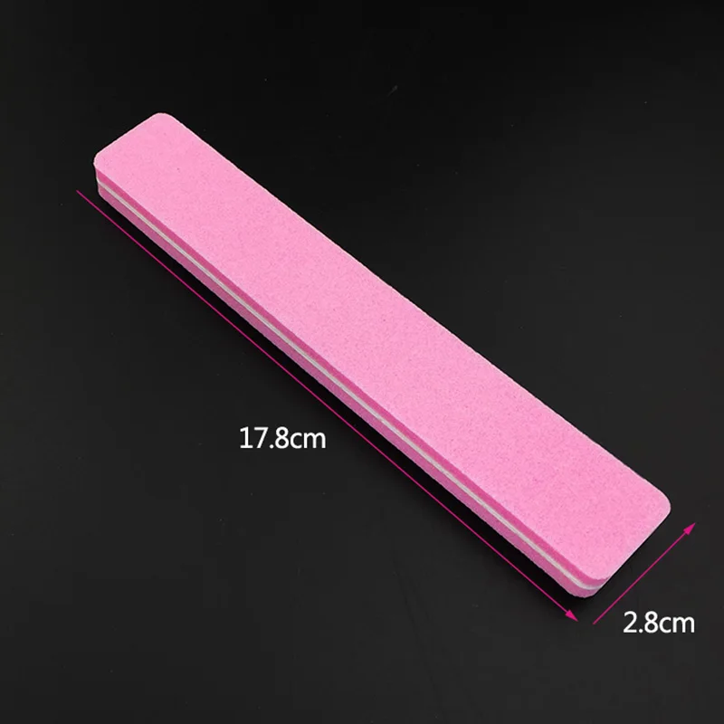 5pcs Nailfile Sponge Sandpaper Nail Buffer Emery Board Files 100/180 Sanding Foam Buffering Random Color | Красота и здоровье