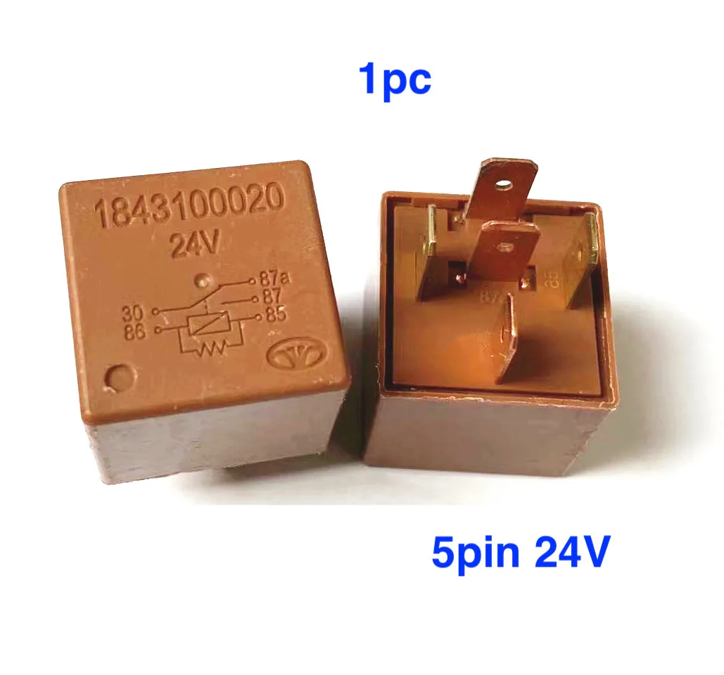 

1 шт. новое автомобильное реле 1843100020 24 В 5pin 1843100020