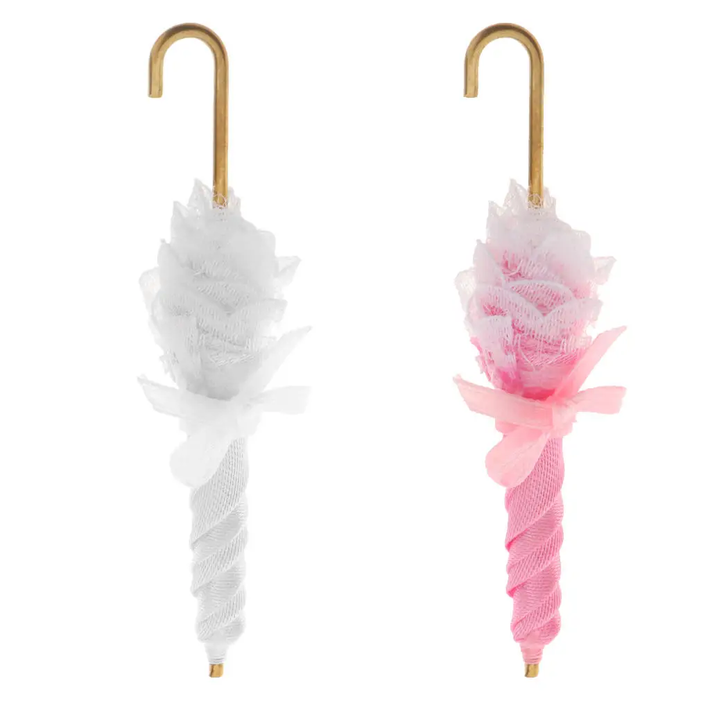 

Ручная работа 1:12 мини-дамский зонтик для кукольного домика Декор для гостиной