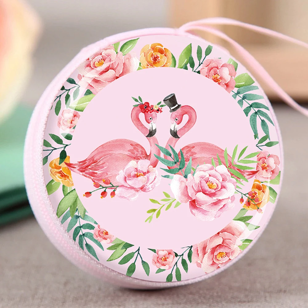 

2021 New Fashion Cute Kids Coin Purse Small Women Coin Pockets Beautiful Printing Animal Flower Coin Bags Children Day Gifts