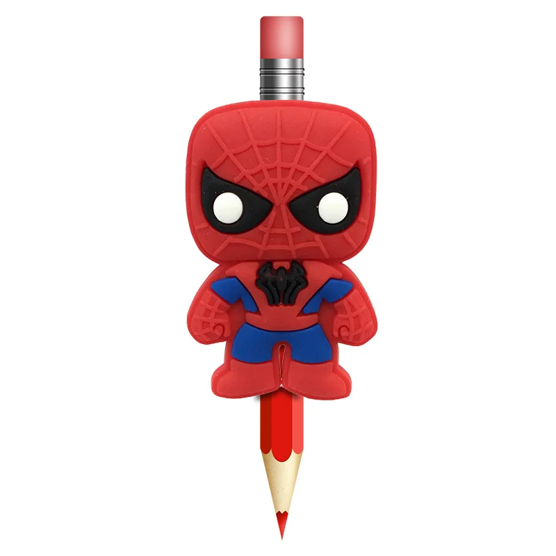100 шт Marvel Мститель мини-ручки-карандаши для ручек, школьные принадлежности, колпачки для карандашей, канцелярские принадлежности для студентов, подарок для детей - Цвет: 8017-12 100pcs