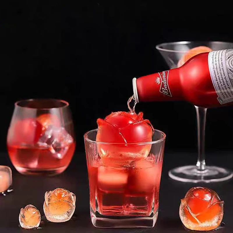 

Силиконовая форма для хоккея, розы, мороженого, виски