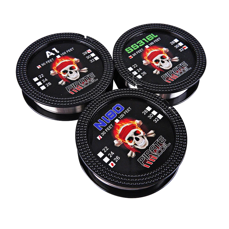 

Heat Wire A1 28GA NI80 26GA 316SS 22GA 30 Feet for RDA RTA Vape Tank Coil Wicks Wire