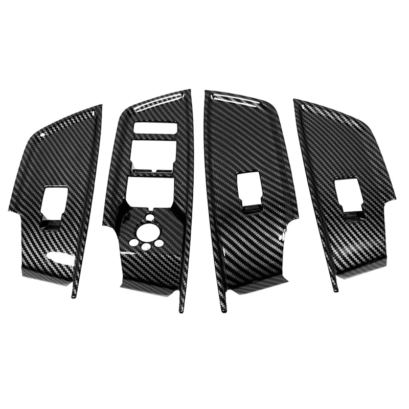 

Car Carbon Fiber Window Glass Lift Button Trim Switch Cover Door Armrest Panel Sticker For- A3 8Y 2021