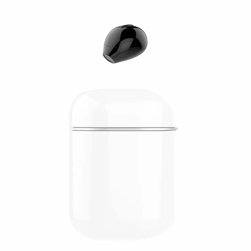 

X20 Ultra Mini Wireless Single Earphone Hidden Small Bluetooth 3 hours Music Play Button Control Earbud With Charge Case