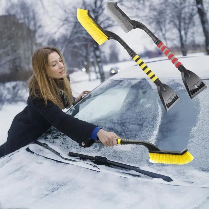 

26 Inche Automotive Snow Removal Shovel Snow Brush Detachable Glass Snow Frost Shovel Ice Scraper Deicing Car Cleaning Tool