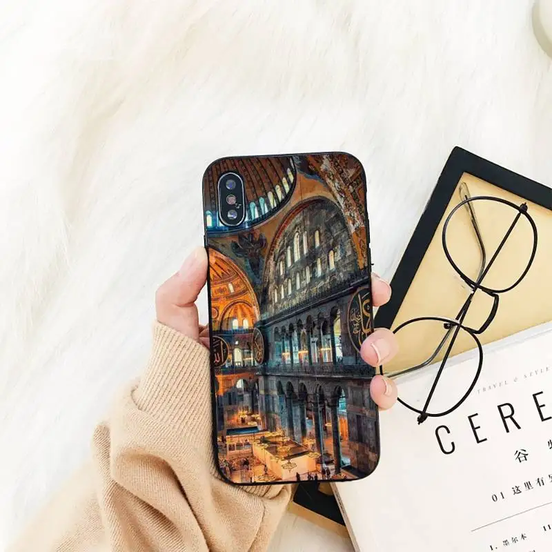 

YNDFCNB Muslim mosque building Phone Case For iPhone 11 8 7 6 6S Plus X XS MAX 5 5S se 2020 11 12pro max iphone xr case