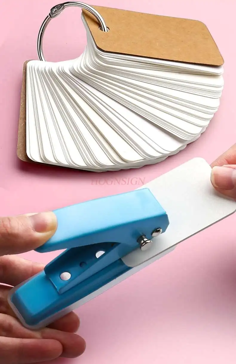 

Hole puncher circular hole paper card punch stationery loose-leaf binding document manual puncher