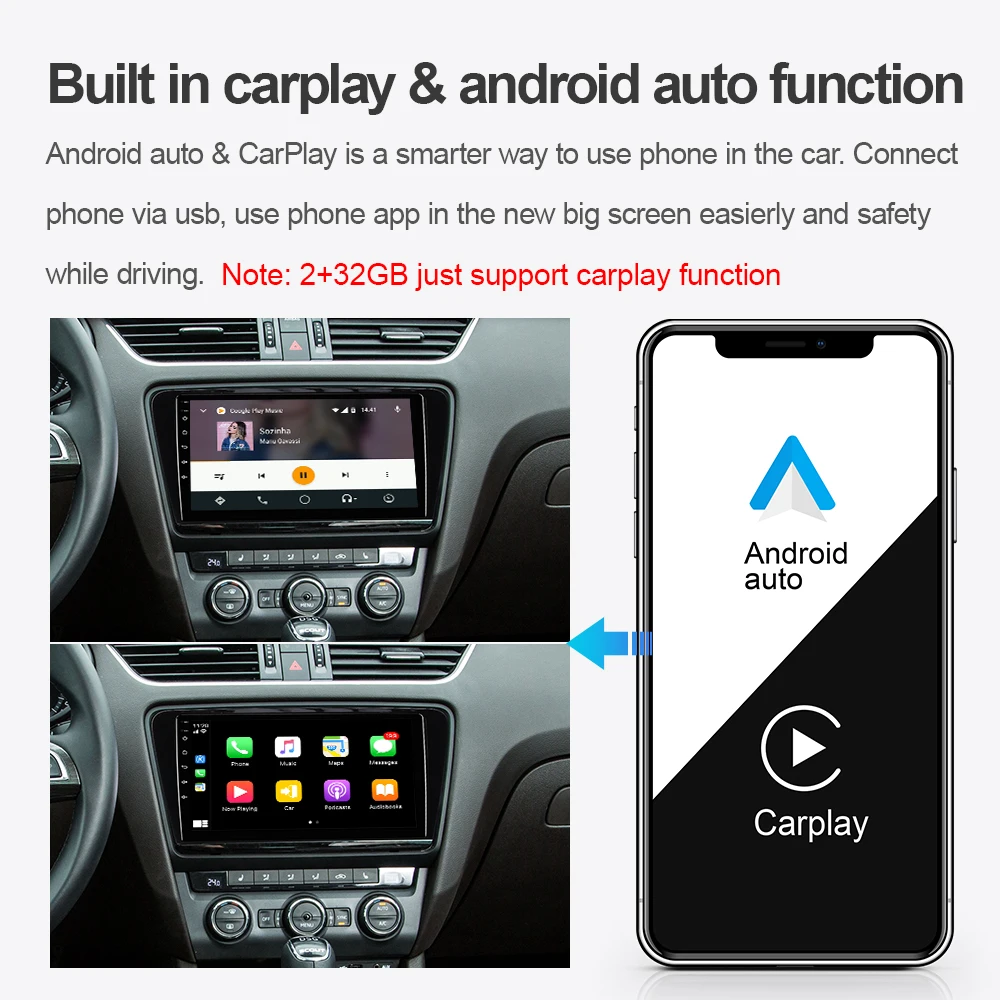 android 10 0 ebilaen car multimedia player for skoda octavia a7 iii 3 2014 2018 autoradio navigation gps camera 4g wifi carplay free global shipping