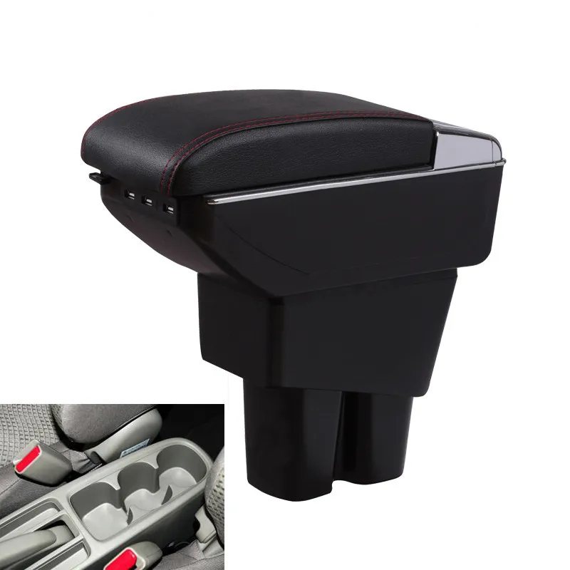 Кожаный Автомобильный контейнер для хранения подлокотников центральной консоли
