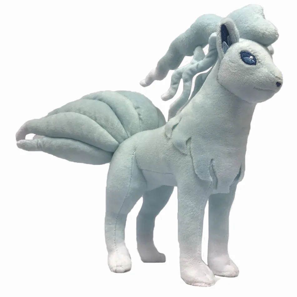 

25CM Sun Moon Nine Tails Fox Stuffed Soft Doll Plush Toy 10inch