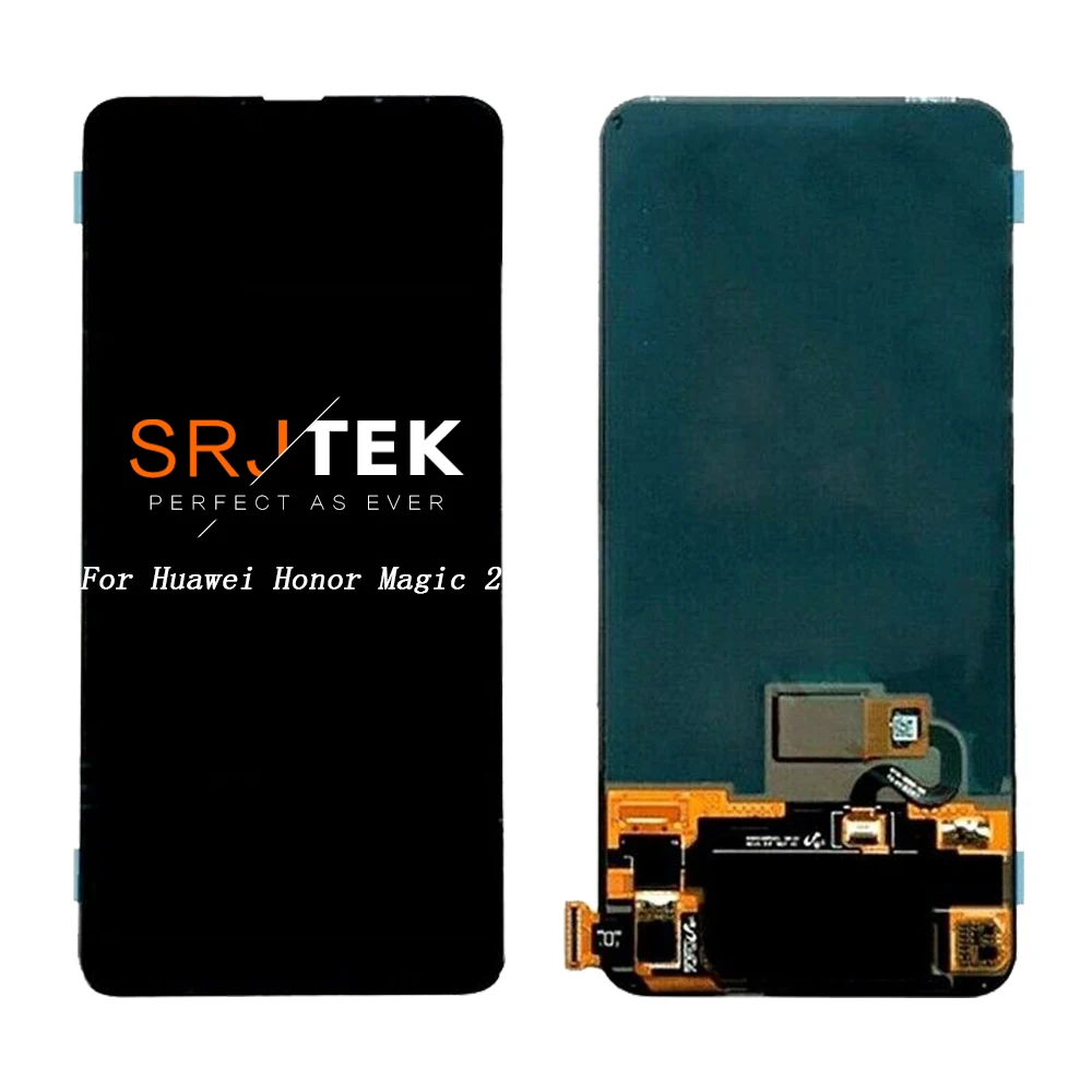 

ЖК-дисплей для Huawei Honor Magic 2, стеклянная сенсорная панель, датчик для Huawei Honor Magic 2, экран с рамкой