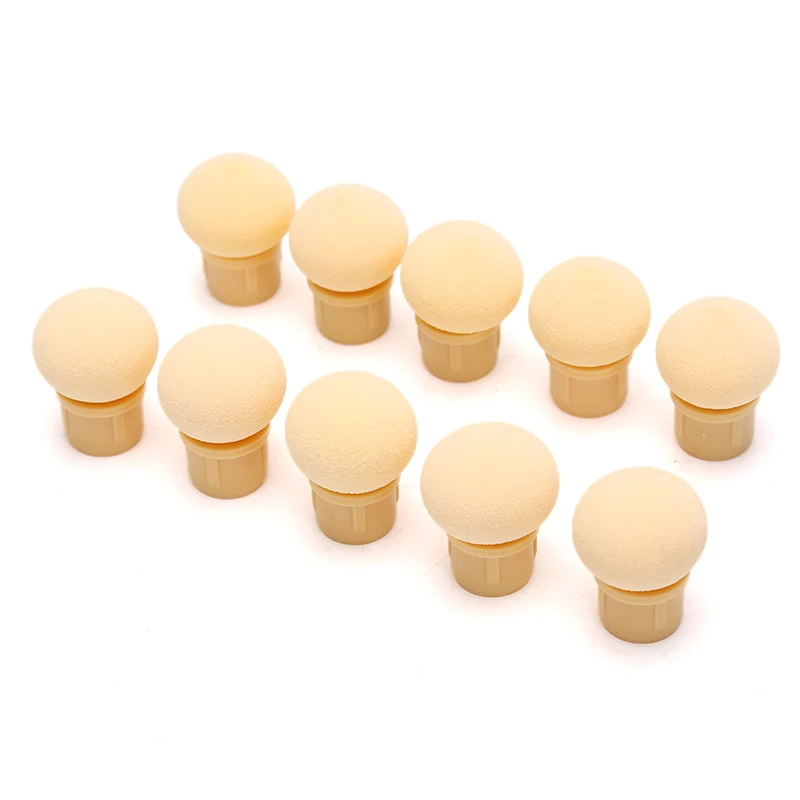 

5/10Pcs Replaceable Round Sharp Head Sponge Heads for Nail Art Gel Polish