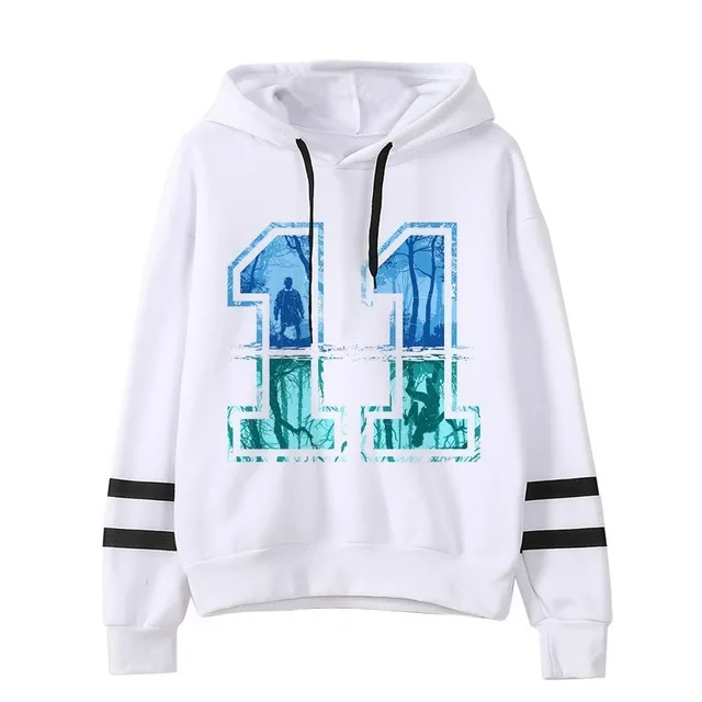model 20 Stranger Things Hoodie Woman Hooded Hoodies Kpop Sweatshirts Kawaii Korean Oversized Harajuku Hip Hop Hoodie Sweatshirt Men - Цвет: model 20