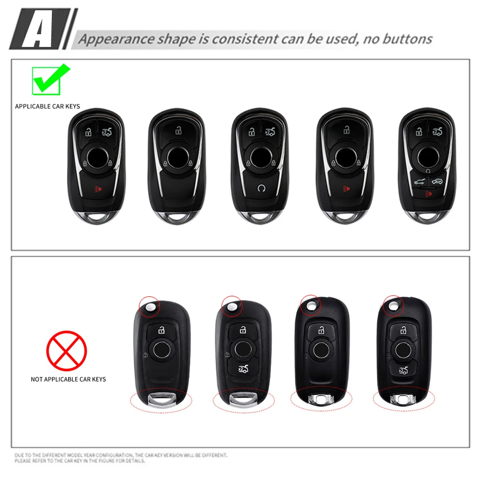 

2020 New Car Key Cover Case For OPEL Astra Buick ENCORE ENVISION NEW LACROSSE Key Case Rings Protect Shell Car Styling