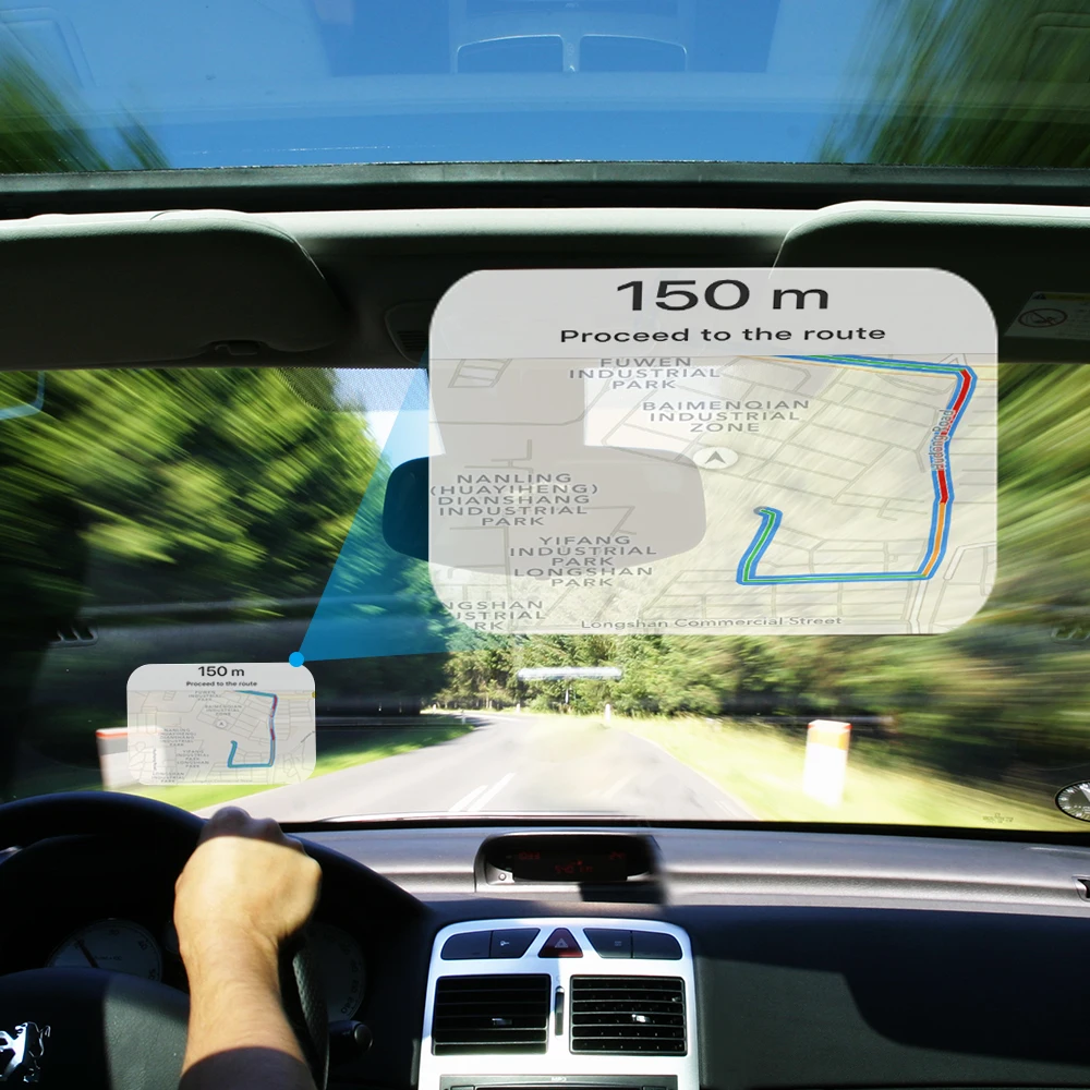 

Head Up Display Protective Reflective Screen Consumption Overspeed Display Car HUD Reflective Film Auto Accessories Car Styling