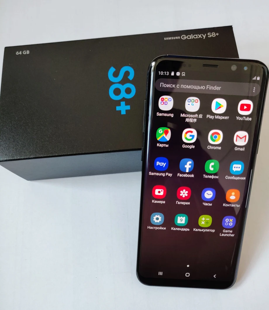 Samsung Galaxy S8+ S8 Plus разблокированный G955U 4G LTE NFC Android телефон Snapdragon Восьмиядерный 6," 12 МП ram 4 Гб rom 64 ГБ