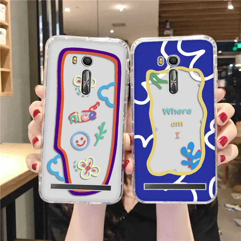 

Ultra Thin Clear Case for Vivo Y11 2019 Fundas Vivo V7 Plus Y15 Y17 Y20 Y73 Y75 Y79 Y90 Y91 Silicone Cute Cartoon Painted Cover