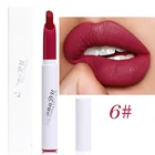 Матовая губная помада, 6 цветов, карандаш для губ, макияж, женская косметика, стойкий водостойкий матовый карандаш для губ