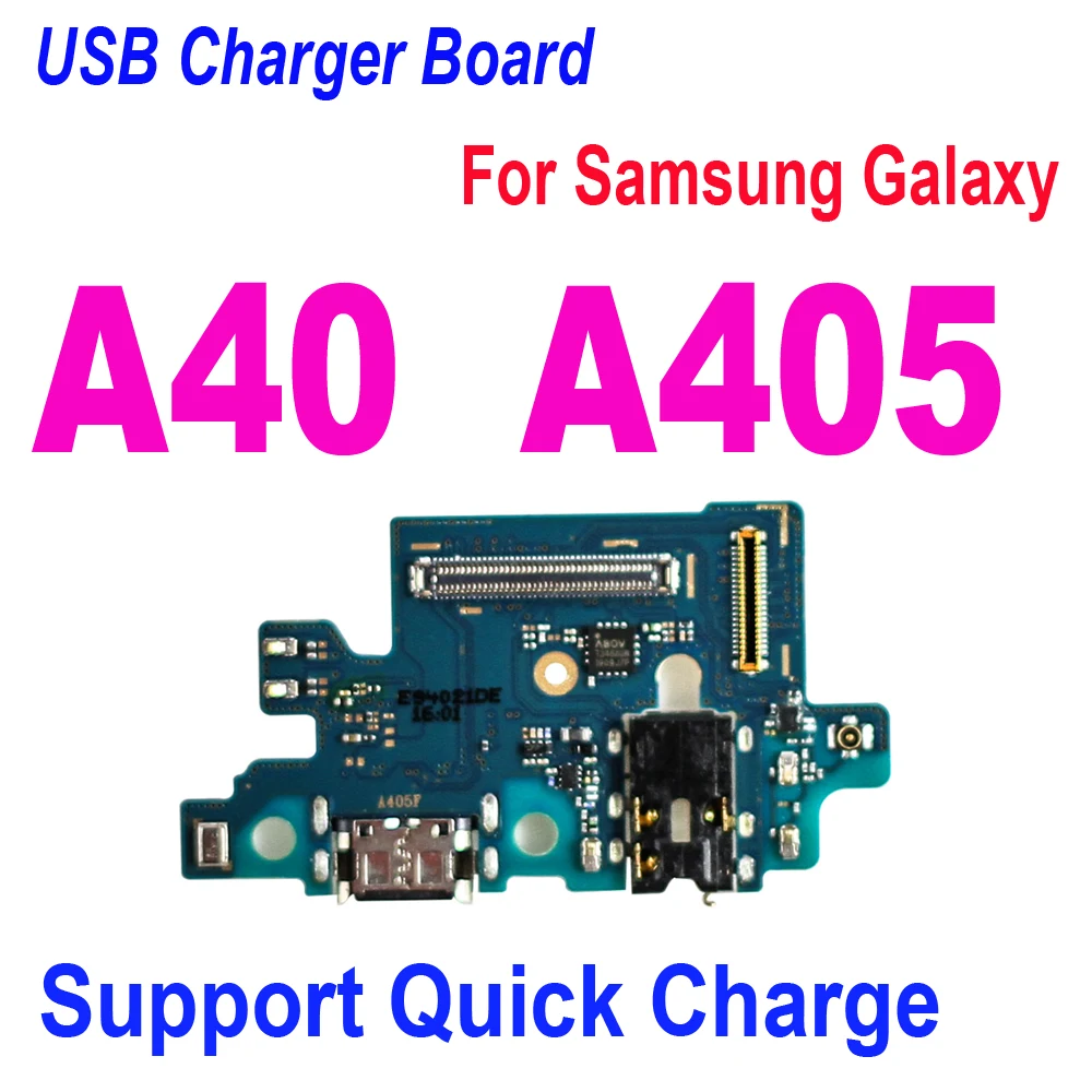 

Original Connector Board Charging Flex Cable For Samsung Galaxy A40 A405 A405F SM-A405FN/DS Charging Port USB Charge Dock Board