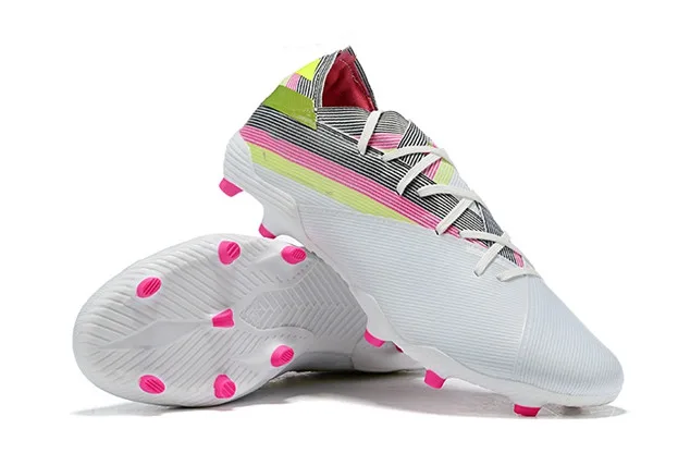 1 Высокое качество мужские футбольные бутсы Nemeziz 19,1 FG футбольные бутсы messi футбольные бутсы Tacos de futbol - Цвет: 1