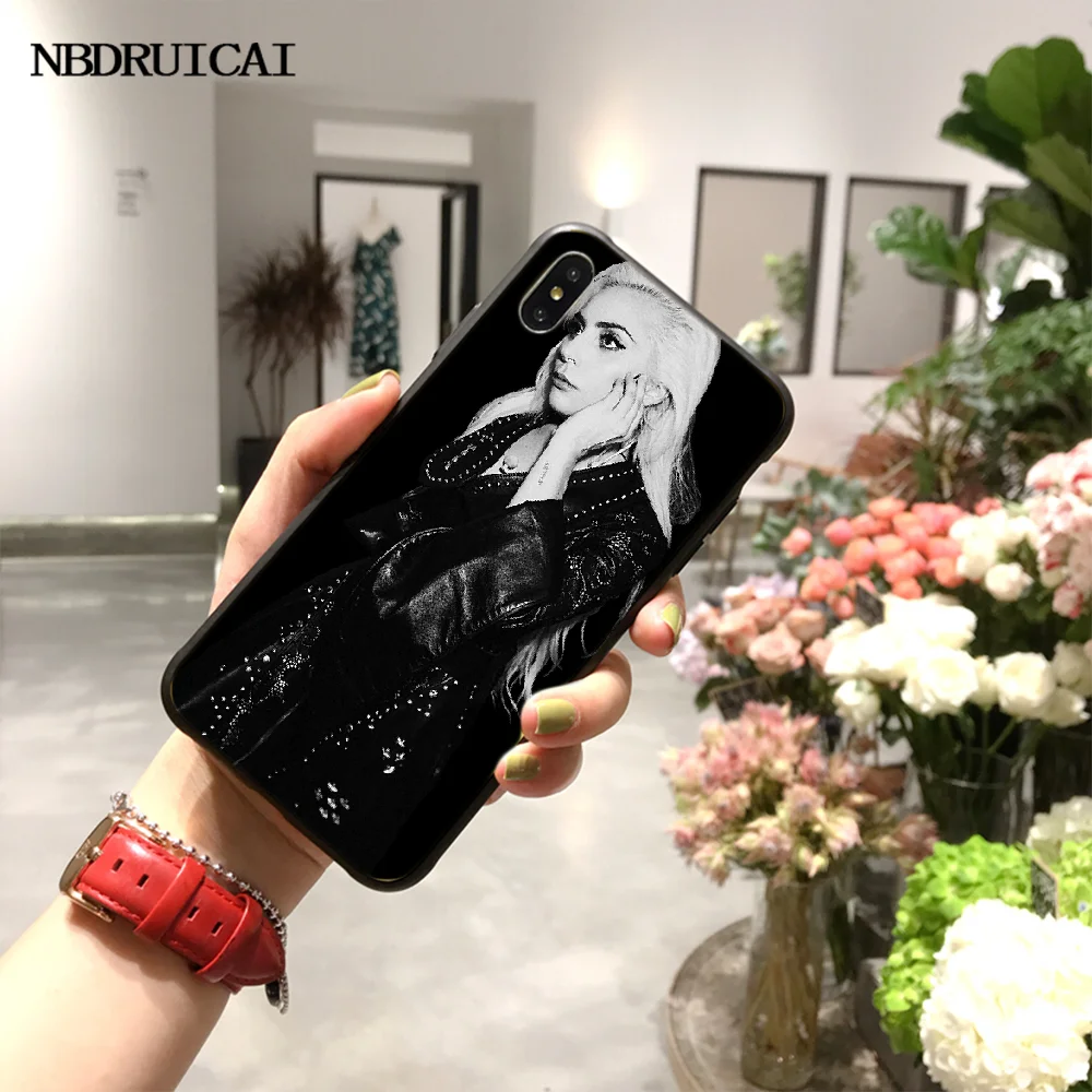 NBDRUICAI Леди Гага крутой ТПУ Мягкий силиконовый чехол для телефона iPhone 11 pro XS MAX 8 7 6 6S