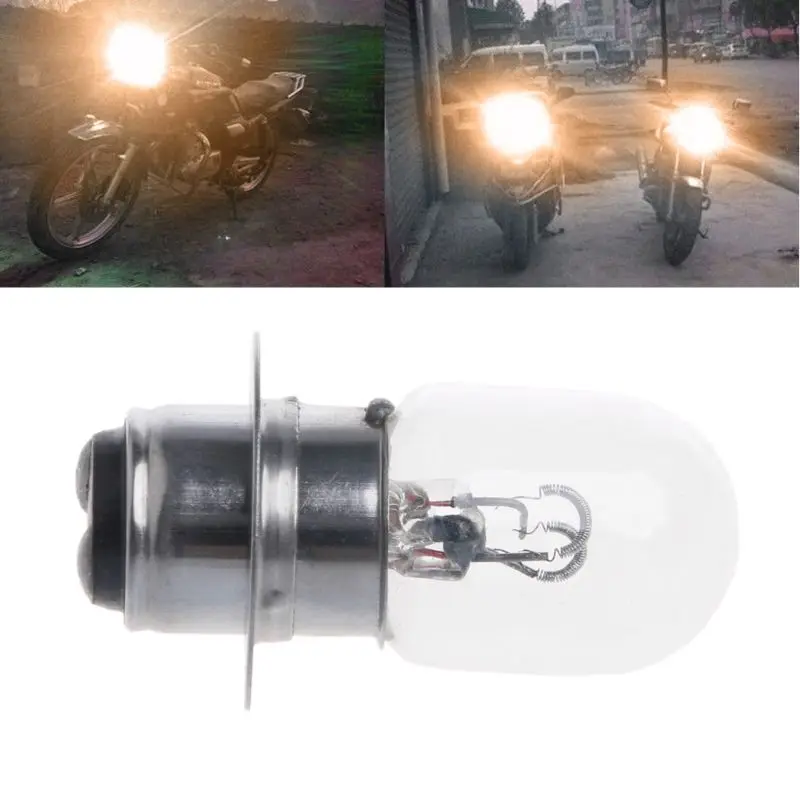 T19 P15D 25 1 DC 12V 35W Теплая белая фара с двойной нитью накала лампа для мотоцикла| |