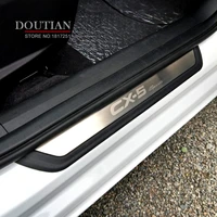 for mazda cx 5 cx5 2017 2018 2019 2020 door sill scuff plate welcome pedal protection stainless steel car accessories