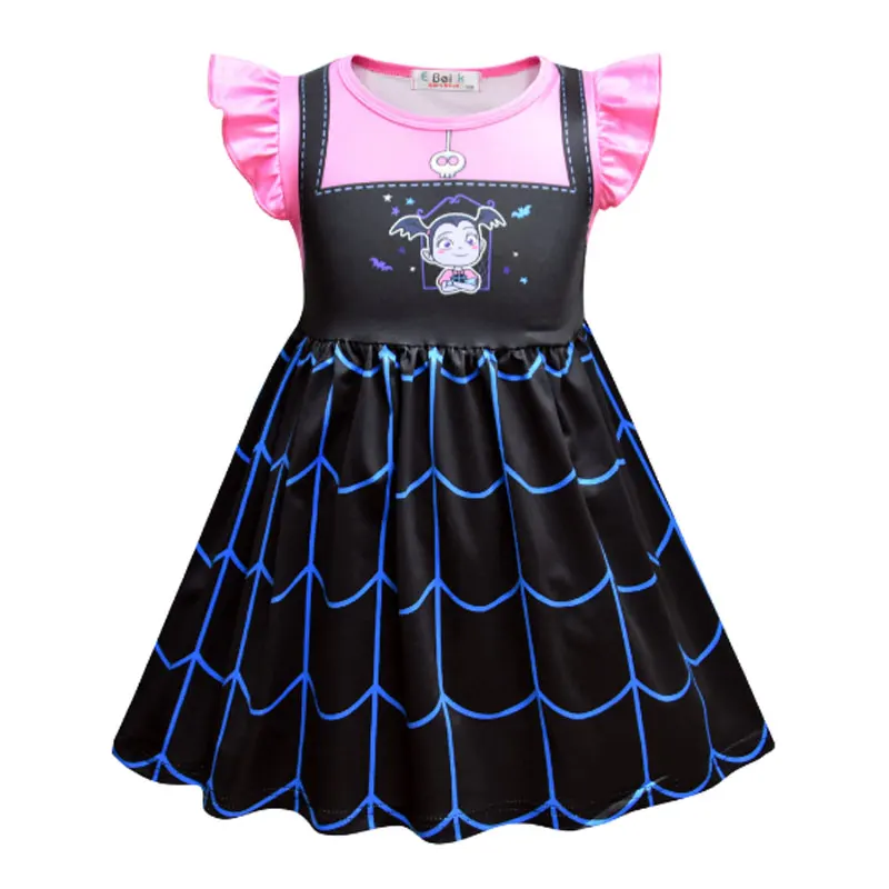 Маскарадное платье вампира для маленьких девочек на Хеллоуин Платье из