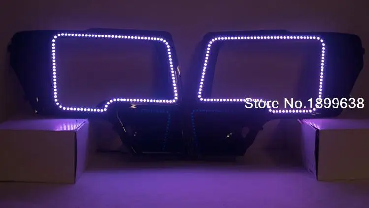 7 Цвет с несколькими цветами RGB комплект светодиодов глаза ангела Дистанционный