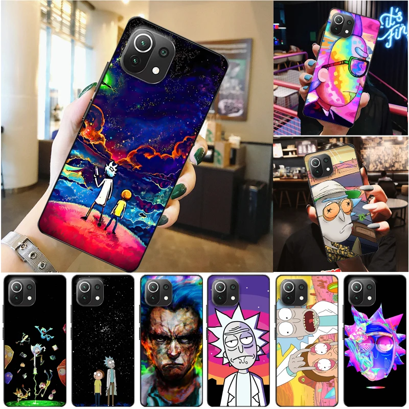 

Anime Morti Funny Rick Cartoon Cute Interesting Phone Case For Xiaomi 11 Lite Pro Coque Funda Carcasa Back Cover