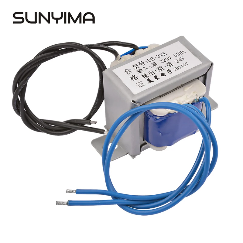 SUNYIM 1 шт. 220 В к AC 24 В 125ма трансформатор генератор EI41* 15 3W 2 комплекта независимая Одиночная изоляция вторичный преобразователь напряжения