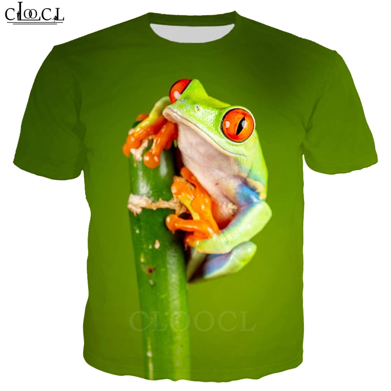 Футболки с лягушкой для мужчин и женщин 3D принт футболка животными свитшот