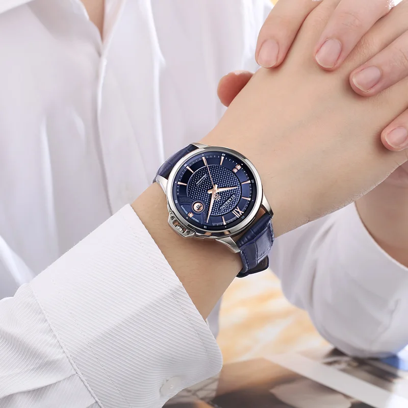 STARKING Mechanical Watches Men MIYOTA Movt Automatic Self-wind Wristwatch Sapphire Waterproof Clocks Relogio Masculino | Наручные часы