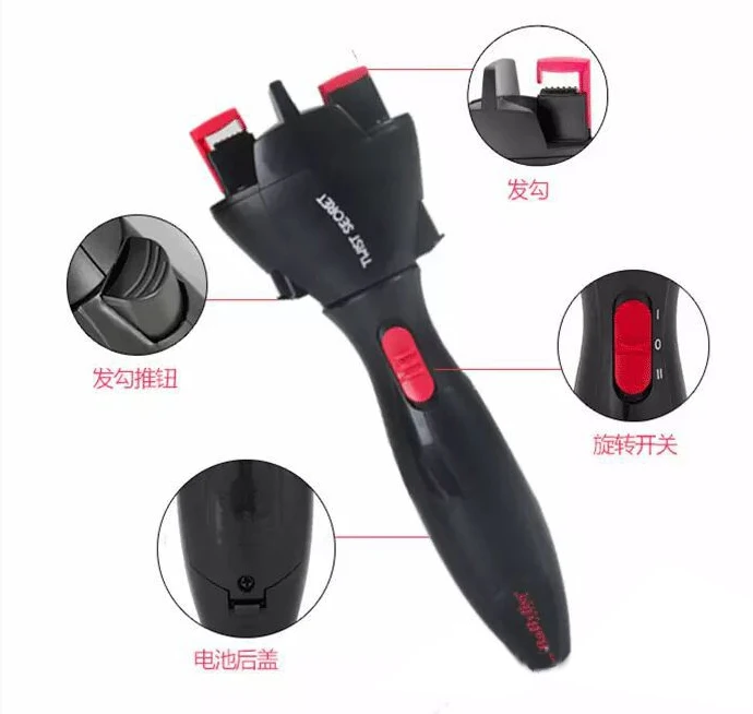 Электрический Батарея инструмент для Плетения КОС автоматический поворот