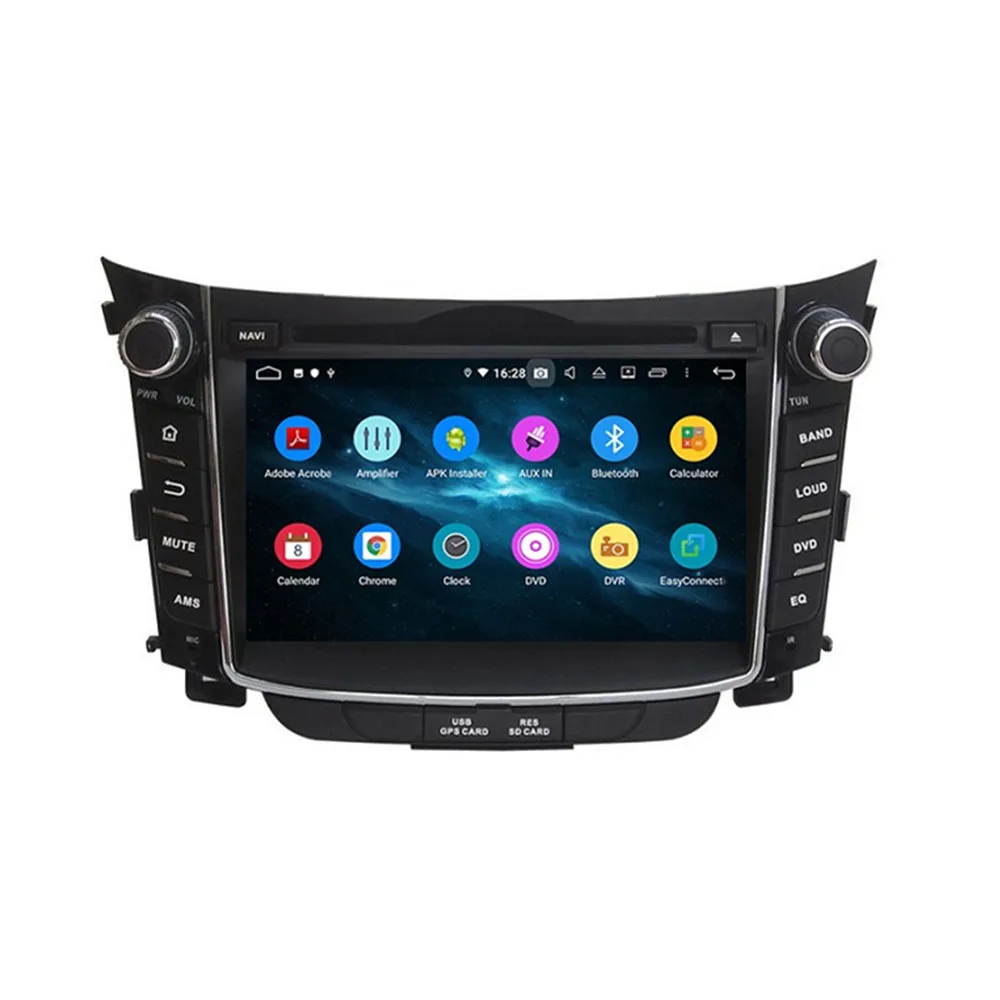 7 &quot2 Din Android 10 0 Автомобильный мультимедийный плеер 8 ядро для Hyundai I30 2011 2014 DVD аудио
