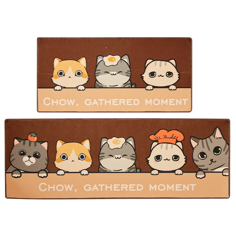 

Cartoon Door Mats For Home Mat Outdoor Kitchen Carpet Floor Sublimation Anti Slip Oil Absorbent Waterproof Rugs Resistant Dirt