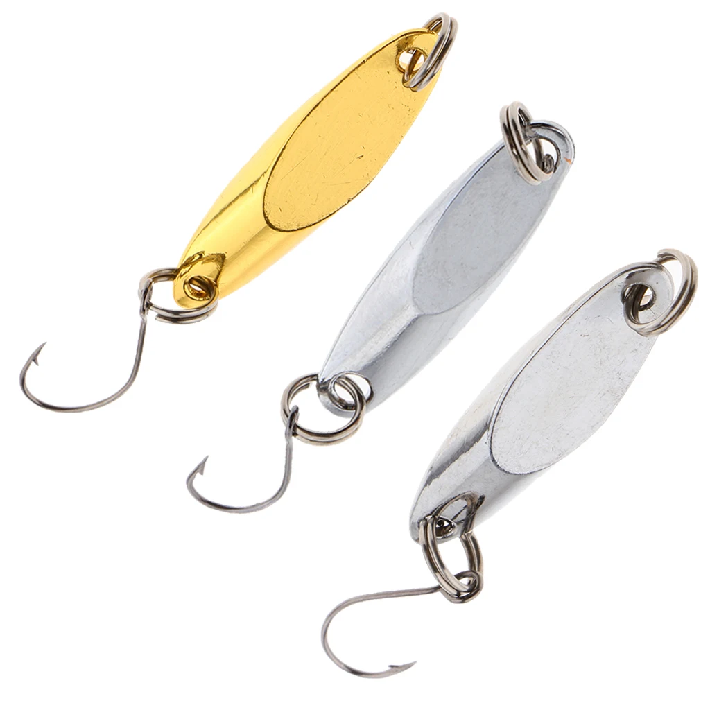 3 шт./лот металлическая ложка рыболовные приманки прочные 2 г металлические
