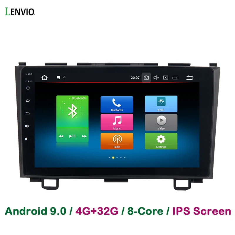 Lenvio 4G RAM 32G ROM Octa Core Android 9 0 автомобильный DVD GPS навигационный плеер для Honda CRV CR V 2007 2008