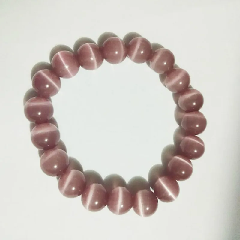 8 цветов натуральный милый 8/10 мм розовый зеленый синий опал бусы браслет ручной
