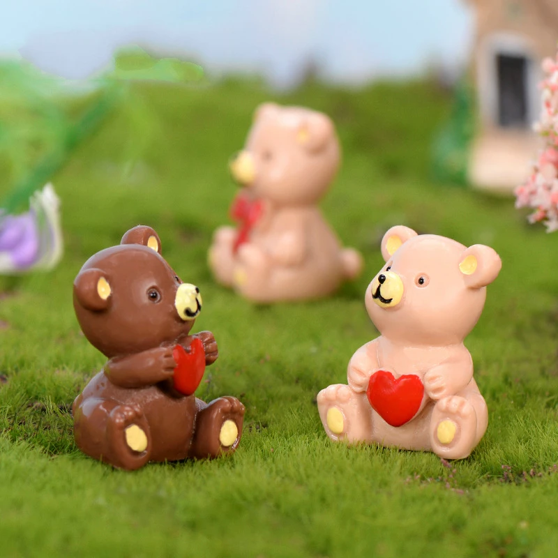 Сказочный домик для сада Миньоны заботливый медведь украшение дома аксессуары