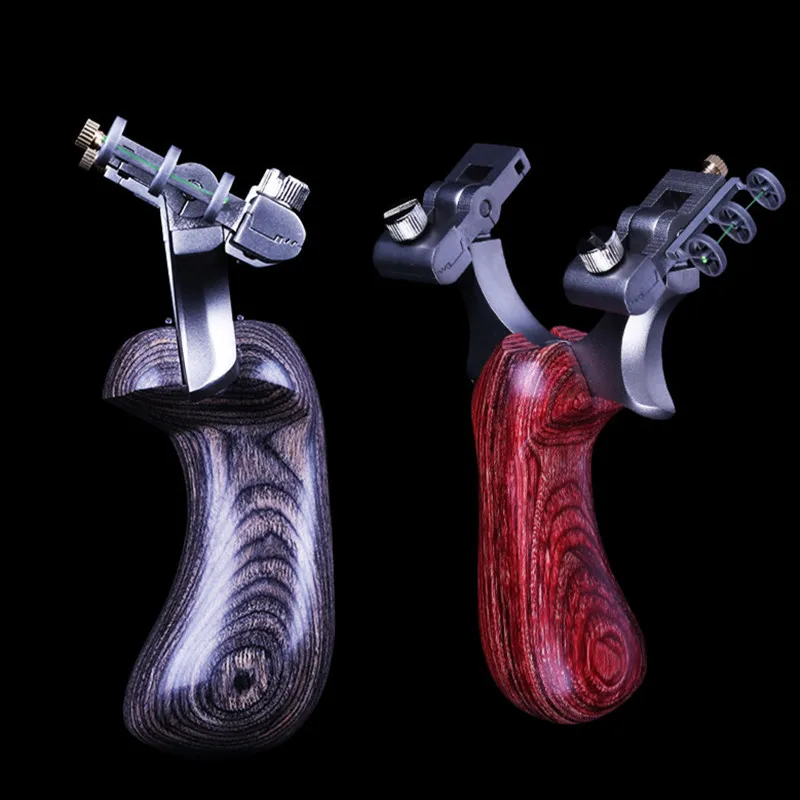 Рогатка для спорта на открытом воздухе плоская кожаная рама Высокая точность