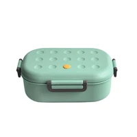 cute portable food storage office compartment easy use for kids adults leakproof microwave safe nordic lunch container bento box