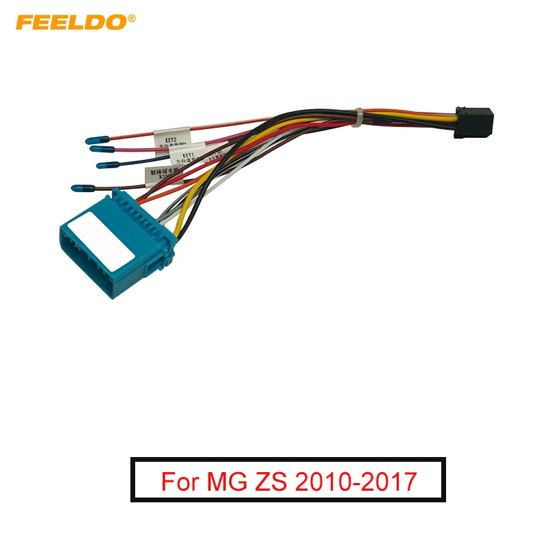 

FEELDO Car 16pin Audio Wiring Harness Wire Cable For MG ZS 10-17 Aftermarket Stereo Raio Installation Wire Adapter