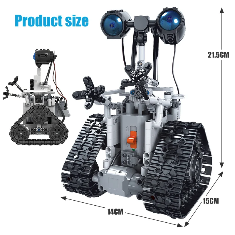 ZKZC 408PCS City Creative RC Robot Electric Building Blocks Technical Remote Control Intelligent Bricks Toys For Children | Игрушки и