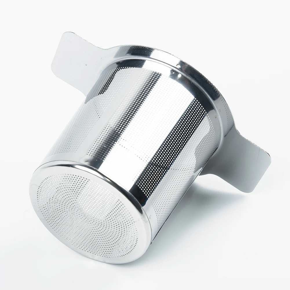 

1PCS Stainless Steel Reusable Tea Infuser Tea Strainer Dual Ear Fine Mesh Filter Teapot Loose Tea Leaf Spice Tea Filter