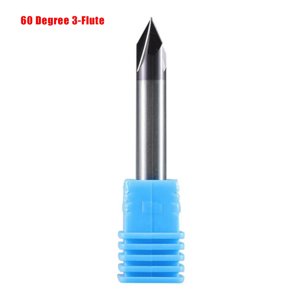 

Metalworking 1* Chamfer Mill Cutter 60 Degree 3-Flute 6mm TiAIN Router
