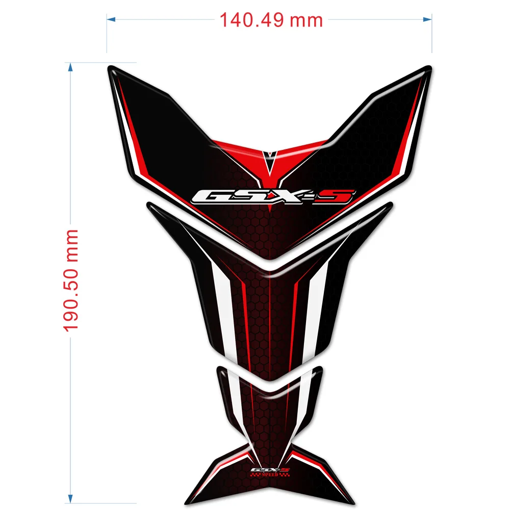 _ GSXS 750 1000 Защитная Наклейка для резервуара Suzuki GSX-S GSX-S125 GSX-S750 боковая защита