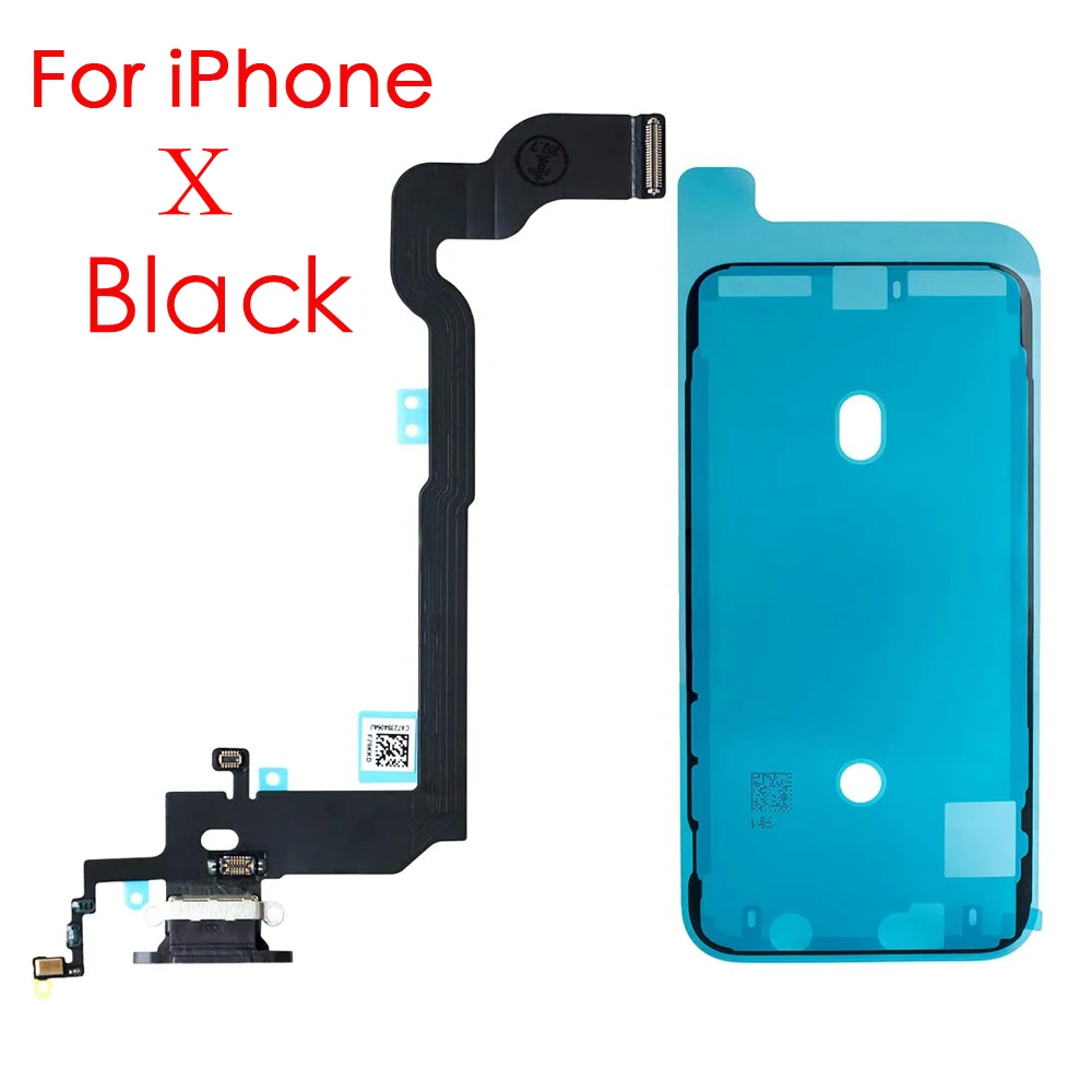 Зарядная док-станция для iPhone 7 7P 8 Plus X USB-Коннектор с микрофонным гибким кабелем +