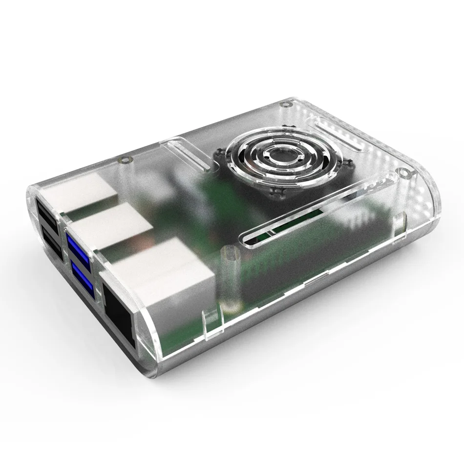 Чехол для Raspberry Pi 4 пластиковый защитный чехол pi | Компьютеры и офис